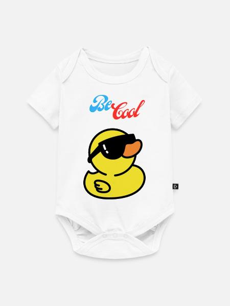 Be Cool - Baby Premium Kurzarmbody - Weiß