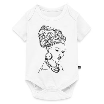 Mama africa - Body à manches courtes Premium Bébé - blanc - Devant