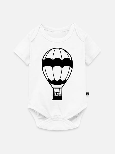 Luftballon - Baby Premium Kurzarmbody - Weiß