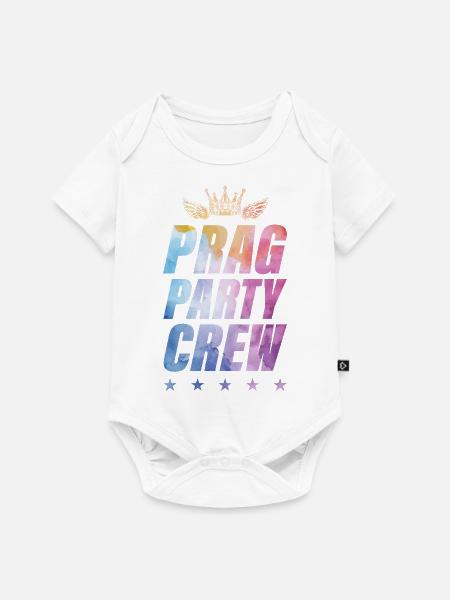 Prag Party Crew - Baby Premium Kurzarmbody - Weiß