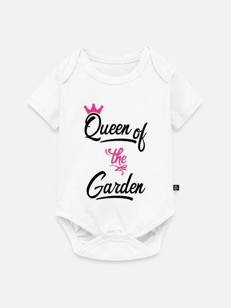 Garten - Baby Premium Kurzarmbody - Weiß