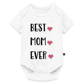 Mutter - Baby Premium Kurzarmbody - Weiß - Vorne