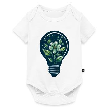 Fleur et bulbe - Body à manches courtes Premium Bébé - blanc - Devant