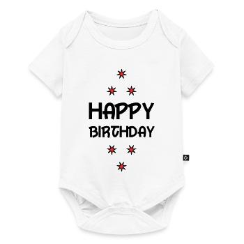 HAPPY BIRTHDAY - Body à manches courtes Premium Bébé - blanc - Devant