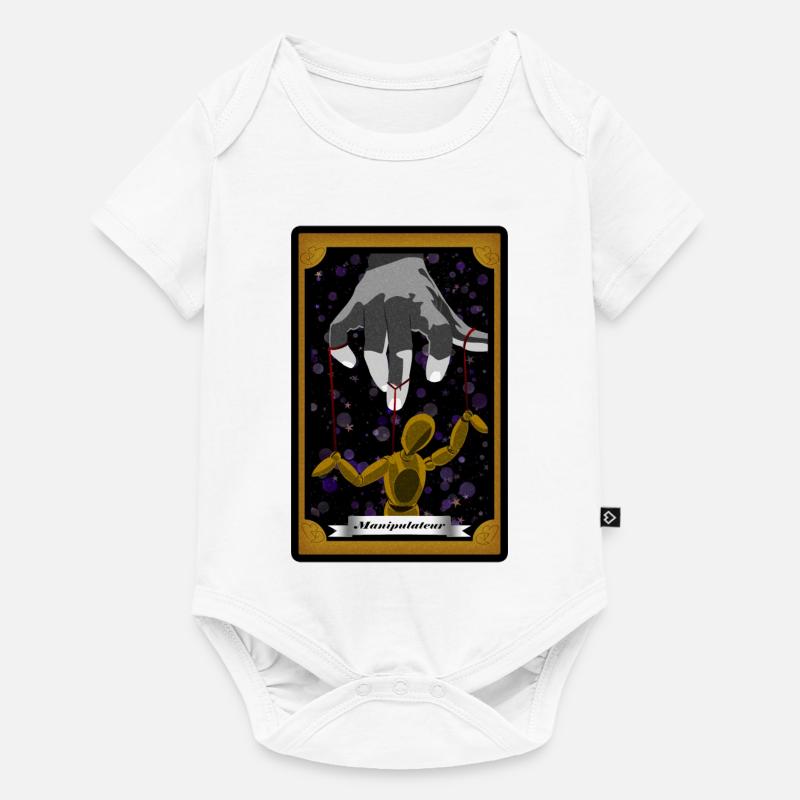 Carte de Tarot "Manipulateur" ! - Body à manches courtes Premium Bébé - blanc