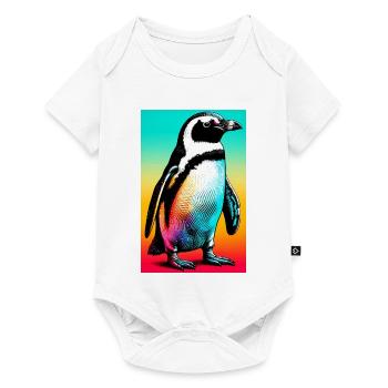 penguin - Baby Premium short-sleeve bodysuit - white - Front