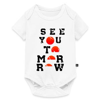 See You Tomorrow Inspiration Art Japon - Body à manches courtes Premium Bébé - blanc - Devant