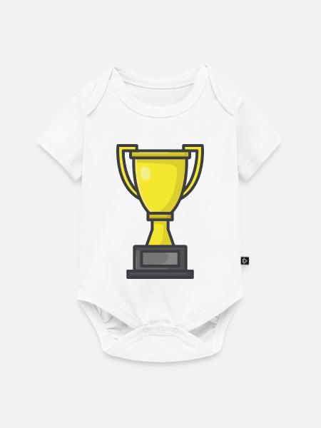 Trophäe - Baby Premium Kurzarmbody - Weiß