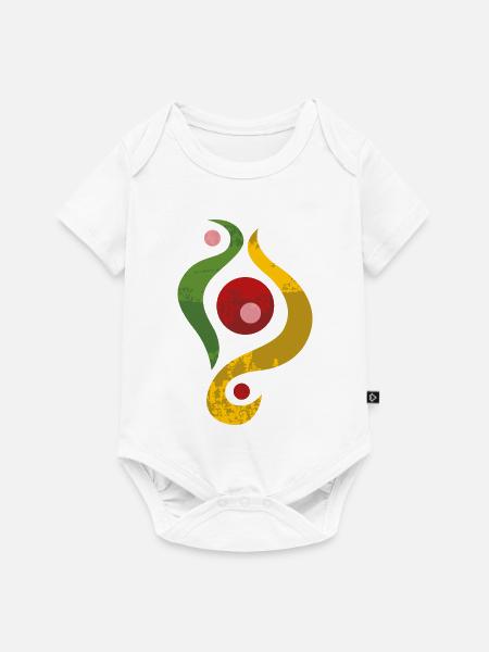 yoga-design_42 - Baby Premium Kurzarmbody - Weiß