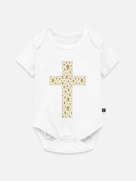 Kreuz der Kreuze - Baby Premium Kurzarmbody - Weiß