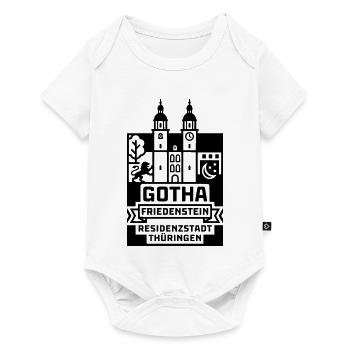 Gotha Friedenstein Residenzstadt Thüringen - Baby Premium Kurzarmbody - Weiß - Vorne