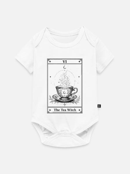 Teehexe | Tarot Humor Tee - Baby Premium Kurzarmbody - Weiß