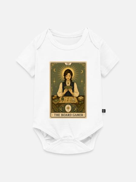 Brettspiel-Fan | Gesellschaftsspiele Tarot - Baby Premium Kurzarmbody - Weiß