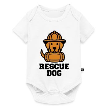 Rescue Dog Rettungshund Icon - Baby Premium short-sleeve bodysuit - white - Front