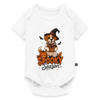 Süßes oder Gassi - Baby Premium Kurzarmbody - Weiß - Vorne