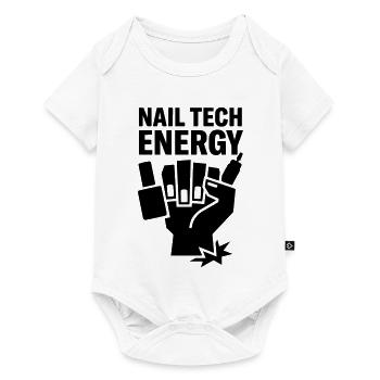 Nagel Nail Tech Design Energy - Baby Premium short-sleeve bodysuit - white - Front