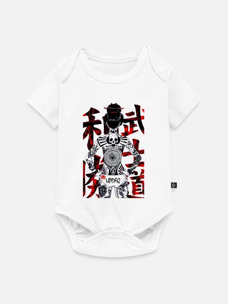 Tätowierte Frau - Baby Premium Kurzarmbody - Weiß