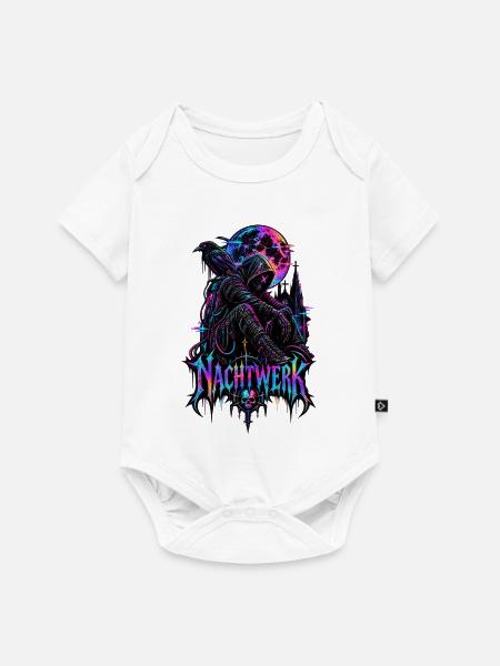 Nachtwerk Neon Sensenmann - Baby Premium Kurzarmbody - Weiß