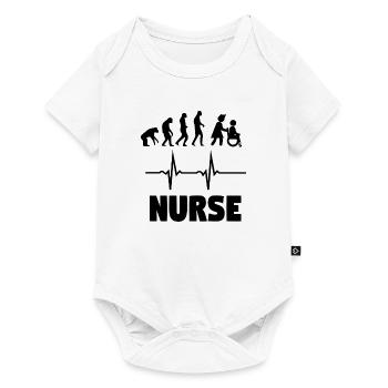 Infirmière Médecin Infirmière Hôpital - Body à manches courtes Premium Bébé - blanc - Devant