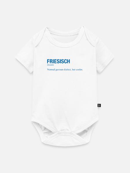 FRIESISCH - Baby Premium Kurzarmbody - Weiß