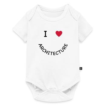 Architecture - Baby Premium short-sleeve bodysuit - white - Front