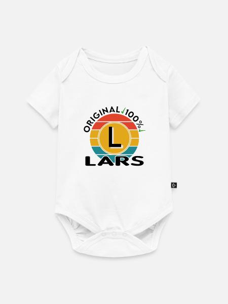 Lars - Baby Premium Kurzarmbody - Weiß