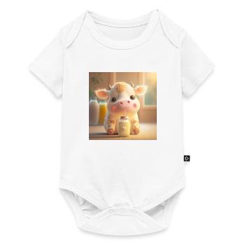 Baby Cow - Baby Premium short-sleeve bodysuit - white - Front