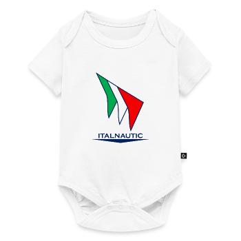 ITALNAUTIC SAILING BRAND - Baby Premium Kurzarmbody - Weiß - Vorne
