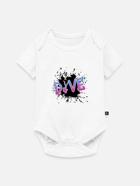 tauchen dive diver - Baby Premium Kurzarmbody - Weiß
