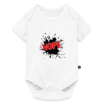 Nope - Baby Premium Kurzarmbody - Weiß - Vorne