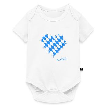 Bayern - Baby Premium Kurzarmbody - Weiß - Vorne
