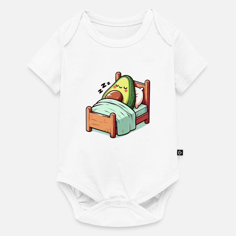 Slice avocado - Baby Premium short-sleeve bodysuit - white