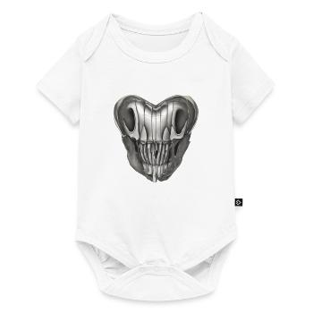 Spektrales Echo von Metall - Baby Premium Kurzarmbody - Weiß - Vorne