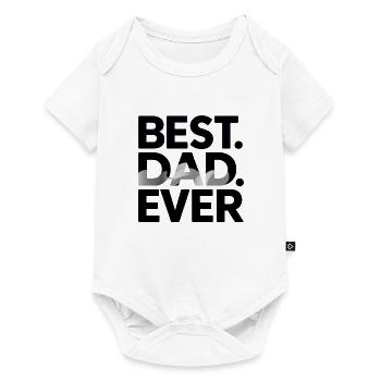 Meilleur papa de tous les temps - Body à manches courtes Premium Bébé - blanc - Devant