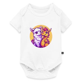 Alway be Friends - Baby Premium Kurzarmbody - Weiß - Vorne