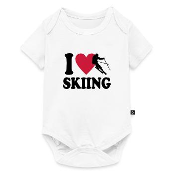 ski - Baby Premium short-sleeve bodysuit - white - Front