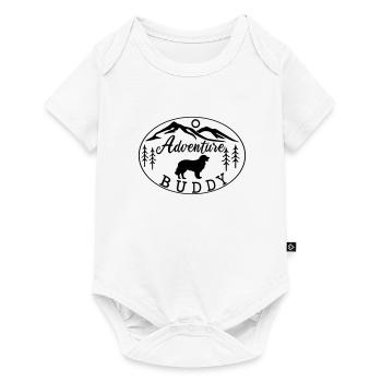 Hovawart Adventure Buddy Dog SayingDog Lover - Baby Premium short-sleeve bodysuit - white - Front