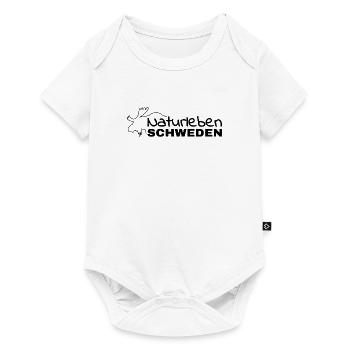Logo Naturleben Schweden - Baby Premium Kurzarmbody - Weiß - Vorne
