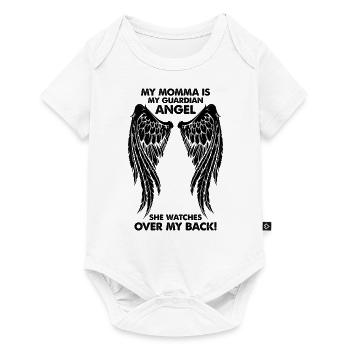My Momma is My Guardian Angel - Baby Premium short-sleeve bodysuit - white - Front