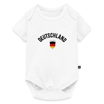 Deutschland - Baby Premium Kurzarmbody - Weiß - Vorne