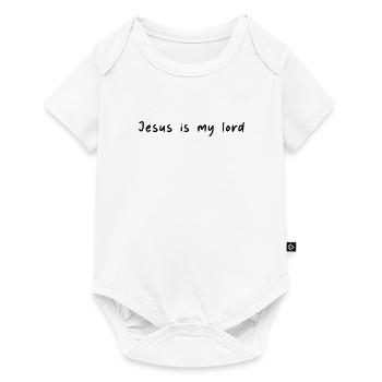 Jésus est mon seigneur - Body à manches courtes Premium Bébé - blanc - Devant
