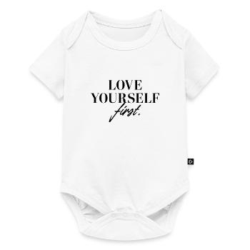 Aimez-vous d’abord - Body à manches courtes Premium Bébé - blanc - Devant