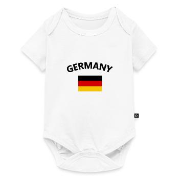 Germany Fan - Baby Premium short-sleeve bodysuit - white - Front