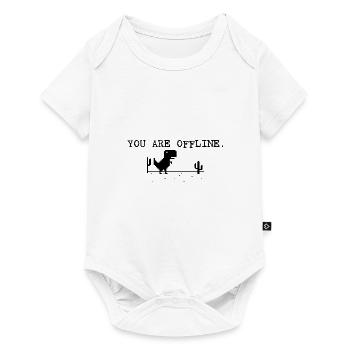you are offline Funny T-Shirts - Baby Premium short-sleeve bodysuit - white - Front
