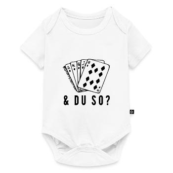 poker - Baby Premium short-sleeve bodysuit - white - Front