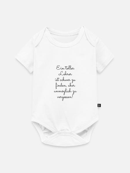 Ein toller Lehrer - Baby Premium Kurzarmbody - Weiß