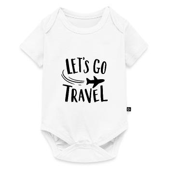 Voyage de voyage - Body à manches courtes Premium Bébé - blanc - Devant