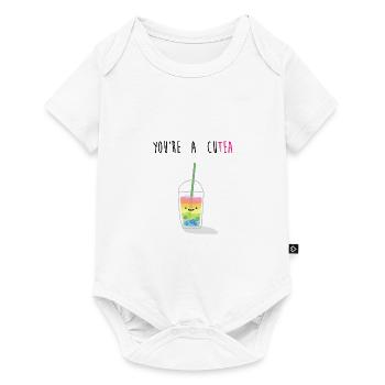 Tu es une mignonne - Body à manches courtes Premium Bébé - blanc - Devant
