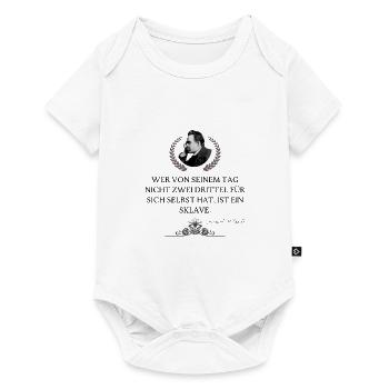 Nietzsche Zitat - Baby Premium Kurzarmbody - Weiß - Vorne