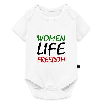 Women life freedom iran - Body à manches courtes Premium Bébé - blanc - Devant